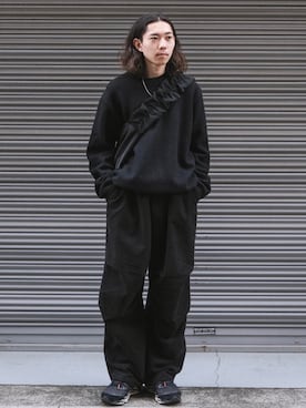 「アイテム（パンツ）」を使った、れいたさん（メンズ・167cm）の秋コーディネート