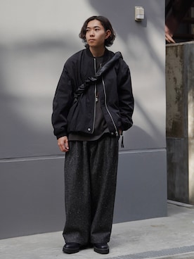 「アイテム（ブルゾン）」を使った、れいたさん（メンズ・167cm・20代）の春コーディネート