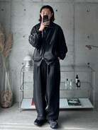 LIDNM（リドム）の「PREMIUM SHETLAND OVER PANTS（スラックス）」 - WEAR