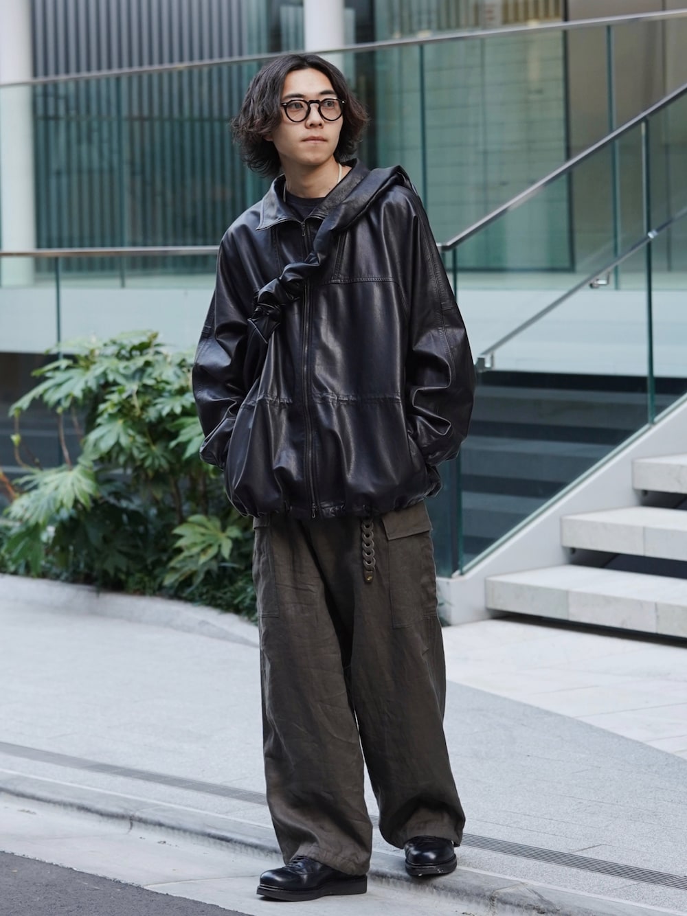 GOAT LEATHER TECH BLOUSONを使った人気ファッション