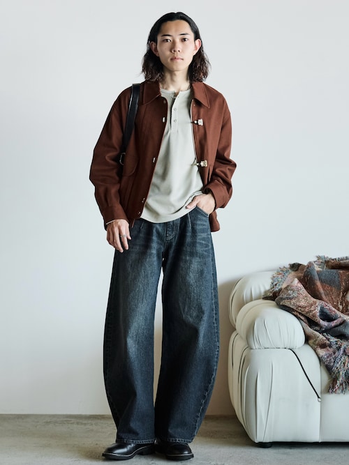 METAL TOGGLE TWILL DECK BLOUSON（ブルゾン）｜WYM LIDNM（ウィム