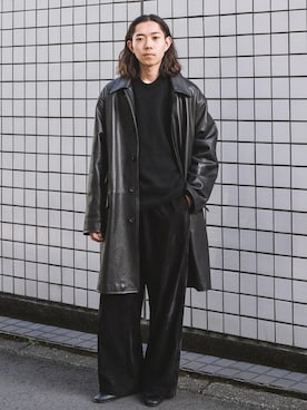 「アイテム（ドレスシューズ）」を使った、れいたさん（メンズ・167cm）の秋コーディネート