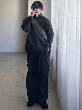 「ほめられ本命コーデ」｜「アイテム（モカシン/デッキシューズ）」を使った、れいたさん（メンズ・167cm）の冬コーディネート