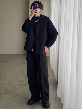 「ASTRONOMY（アストロノミー）のアイテム（アクセサリー）」を使った、れいたさん（メンズ・167cm）の春コーディネート