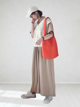 UMiSatoさん（レディース・163cm）の夏コーディネート