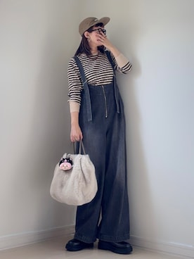 「FOREVER 21（フォーエバー トゥエンティーワン）のアイテム」を使った、UMiSatoさん（レディース・163cm）の秋コーディネート