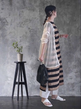 UMiSatoさん（レディース・163cm）の夏コーディネート