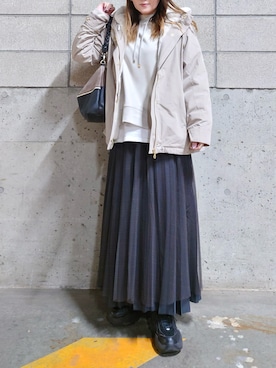 UMiSatoさん（骨格ウェーブ・レディース・163cm）の冬コーディネート