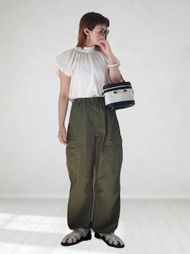 「letempsriche」｜UMiSatoさん（レディース・163cm）の夏コーディネート