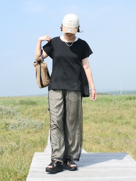 UMiSatoさん（レディース・163cm）の夏コーディネート