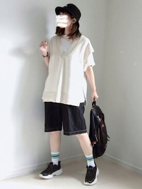 UMiSatoさん（レディース・163cm）の夏コーディネート