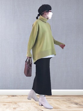 UMiSatoさん（レディース・163cm）の冬コーディネート