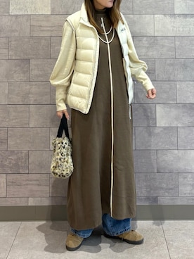 「LEPSIM（レプシィム）のアイテム」を使った、UMiSatoさん（レディース・163cm）の秋コーディネート