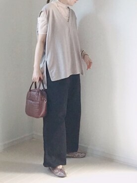 「AmbreNeige」｜「アイテム（その他シューズ）」を使った、UMiSatoさん（レディース・163cm）の夏コーディネート