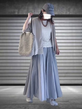 UMiSatoさん（レディース・163cm）の夏コーディネート