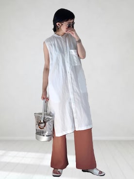 UMiSatoさん（レディース・163cm）の夏コーディネート