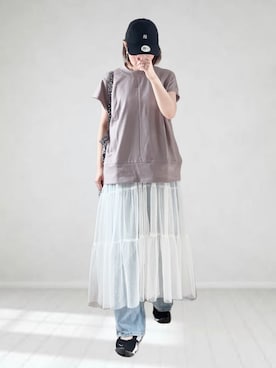 UMiSatoさん（レディース・163cm）の夏コーディネート