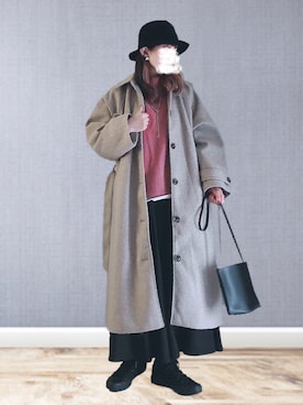 UMiSatoさん（レディース・163cm）の冬コーディネート