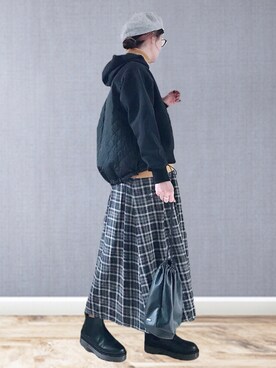 UMiSatoさん（レディース・163cm）の冬コーディネート