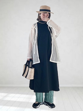 「SENSE OF PLACE by URBAN RESEAR」｜「アイテム（その他）」を使った、UMiSatoさん（レディース・163cm）の春コーディネート