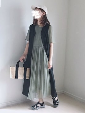 UMiSatoさん（レディース・163cm）の夏コーディネート