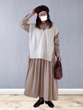 UMiSatoさん（レディース・163cm）の冬コーディネート