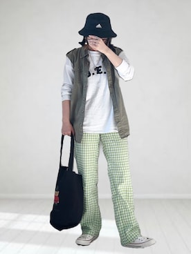 UMiSatoさん（レディース・163cm）の春コーディネート