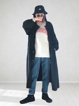 「ストリートフェス」｜UMiSatoさん（レディース・163cm）の春コーディネート