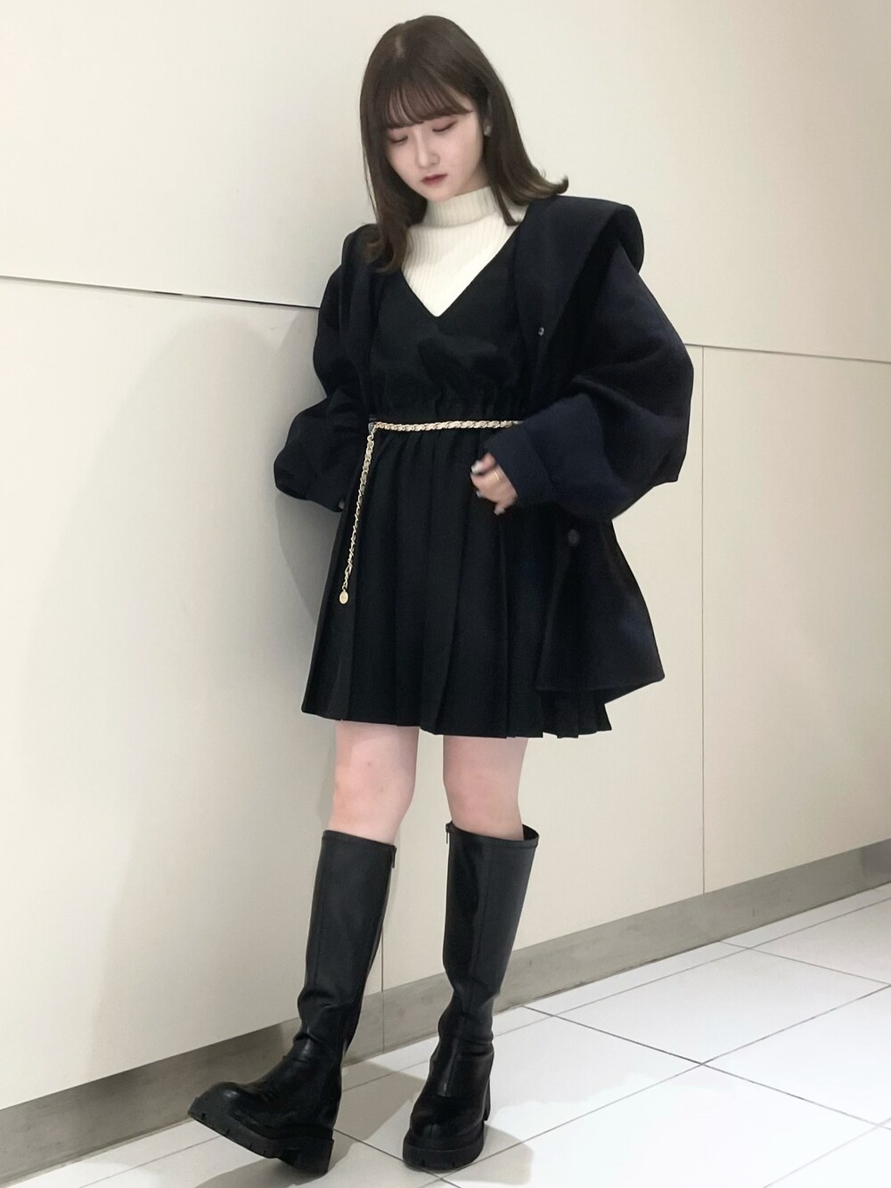 WOOLLYTECH ウーリーテック/ミドルフードCOAT 294678を使った