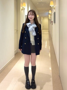 「TITTY&CO.（ティティーアンドコー）のアイテム」を使った、mayu さん（レディース・155cm）の春コーディネート