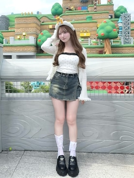 PRADAのアイテムを使った人気ファッションコーディネート（身長：155cm