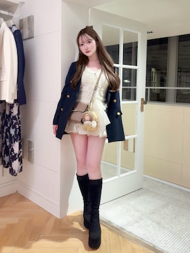 「VIVIAN（ヴィヴィアン）のアイテム」を使った、mayu さん（レディース・155cm）の春コーディネート