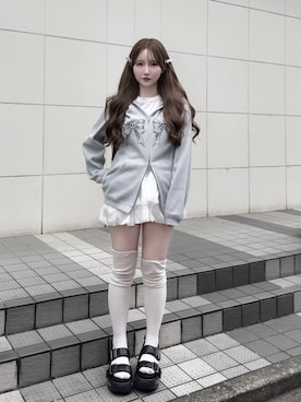 「Heather（ヘザー）のアイテム」を使った、mayu さん（レディース・155cm）の夏コーディネート