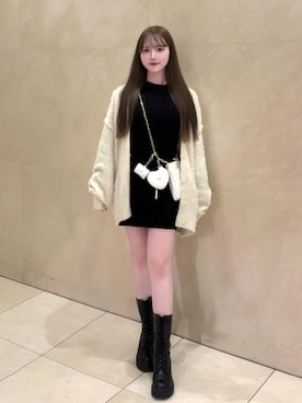 「Heather（ヘザー）のアイテム」を使った、mayu さん（レディース・155cm）の秋コーディネート