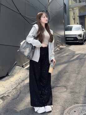 「TITTY&CO.（ティティーアンドコー）のアイテム」を使った、mayu さん（レディース・155cm）の夏コーディネート