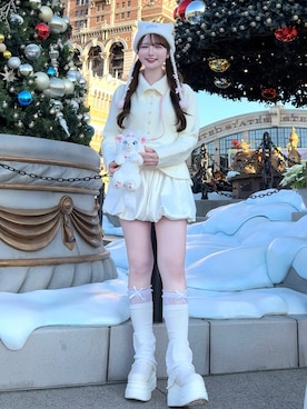 「NEUNA（ヌナ）のアイテム」を使った、mayu さん（レディース・155cm）の冬コーディネート