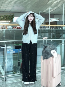 「TITTY&CO.（ティティーアンドコー）のアイテム」を使った、mayu さん（レディース・155cm）の夏コーディネート
