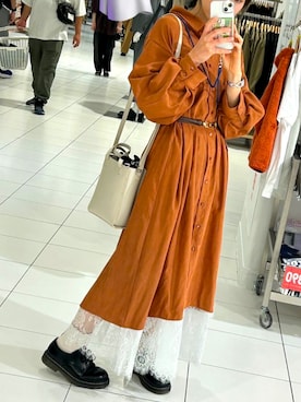 「OLIVE des OLIVE（オリーブデオリーブ）のアイテム」を使った、ロノヰムさん（骨格ナチュラル・レディース・154cm）の春コーディネート