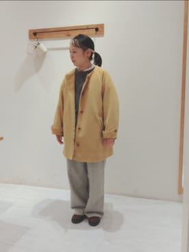 「サマンサモスモス」｜「アイテム（ジャケット/アウター）」を使った、Yukiko Katoさん（レディース・158cm）の秋コーディネート