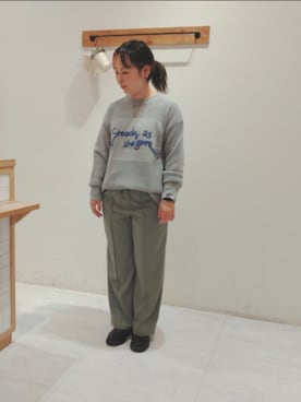 Yukiko Katoさん（レディース・158cm）の冬コーディネート