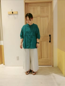 「サマンサ モスモス(Samansa Mos2)」｜Yukiko Katoさん（レディース・158cm）の夏コーディネート