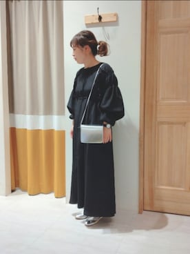 「Samansa Mos2（サマンサ モスモス）のアイテム（シューズ）」を使った、Yukiko Katoさん（レディース・158cm）の春コーディネート