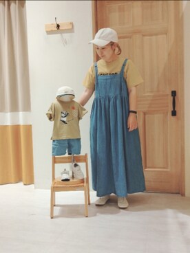 「Samansa Mos2 Lagom（サマンサモスモスラーゴム）のアイテム」を使った、Yukiko Katoさん（レディース・158cm）の夏コーディネート