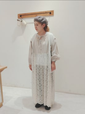 「Samansa Mos2（サマンサ モスモス）のエッグパンツ（その他パンツ）」を使った、Yukiko Katoさん（レディース・158cm）の秋コーディネート