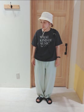 Yukiko Katoさん(レディース・158cm)の夏コーディネート