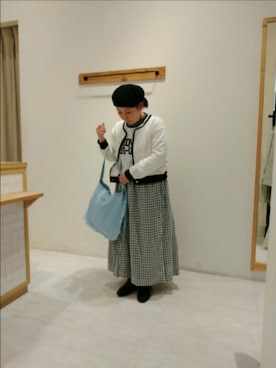 Yukiko Katoさん（レディース・158cm）の冬コーディネート