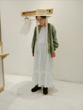 「柄アソートテーパードパンツ」｜Yukiko Katoさん（レディース・158cm）の春コーディネート