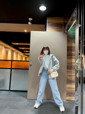 「WV PROJECT（ダブリューブイプロジェクト）のアイテム」を使った、ericaさん（レディース・156cm）の冬コーディネート