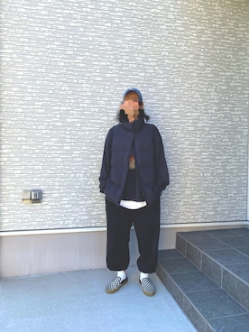 キャップさん(メンズ・167cm)の冬コーディネート