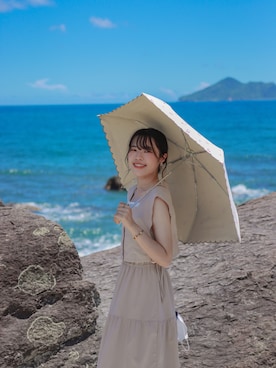 𝕞𝕚𝕔𝕒𝕒𝕒 🇹🇼さん(レディース・162cm)の夏コーディネート